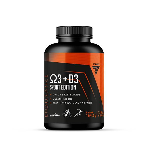 Omega 3+D3, Sport Edition, 120cap