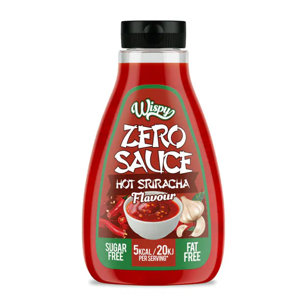 Wispy Zero Sauce, 430g x 9stk, Hot Sriracha