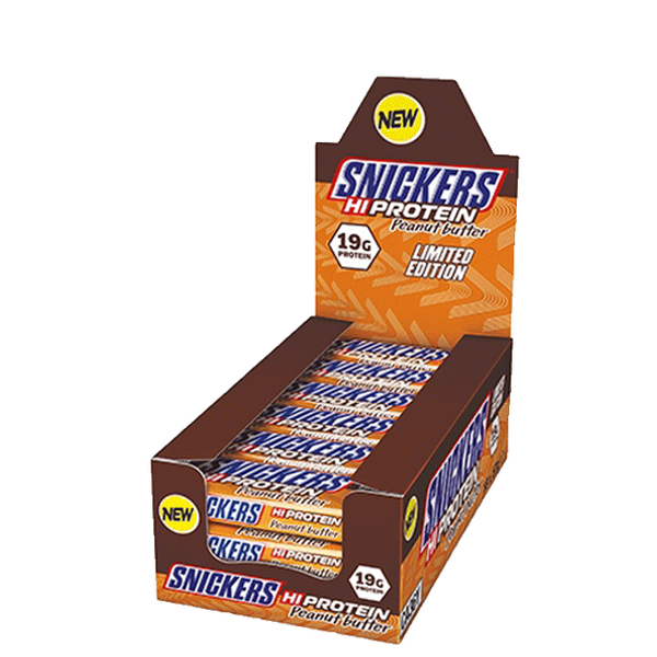 Snickers HiProtein Bar, 57g x 12 stk, Peanut Butter