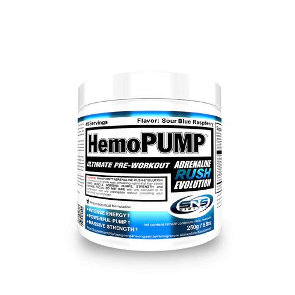 HemoPUMP, 250g, Sour Blue Raspberry