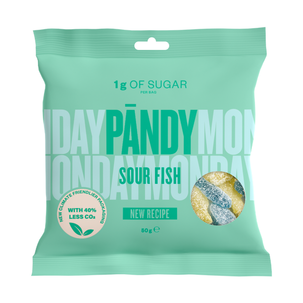 Pandy Candy, 50g x 14stk, Sour Fish