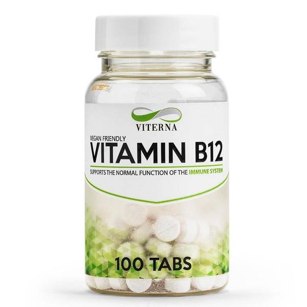 Viterna Vital Vitamin B12, 100 tabs (vegan)