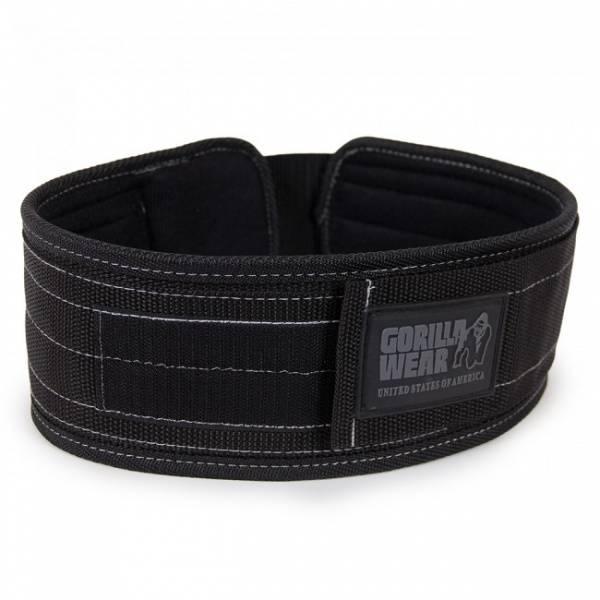 Nylon belte (10cm) - Black/Gray