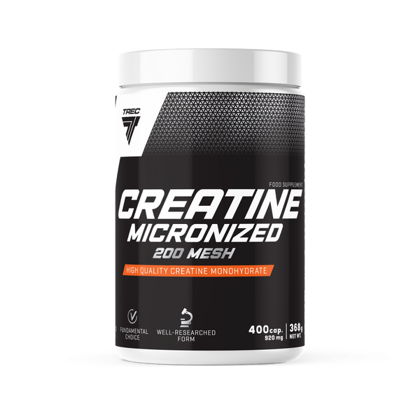 Creatine Micronized 200mesh, 400 kapsler - Trec