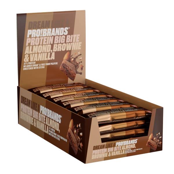 ProteinPro BigBite 45g x 24stk - Almond/Brownie/Vanilla