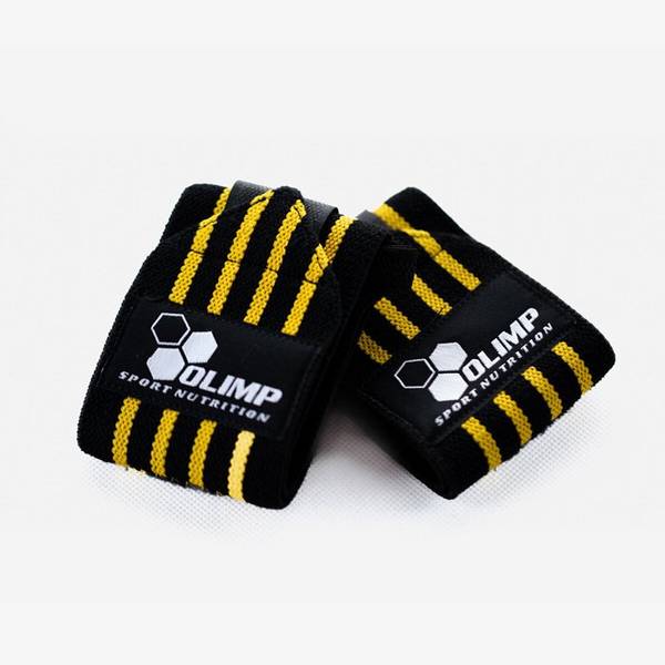 OLIMP Wrist Wrap, Black/Yellow