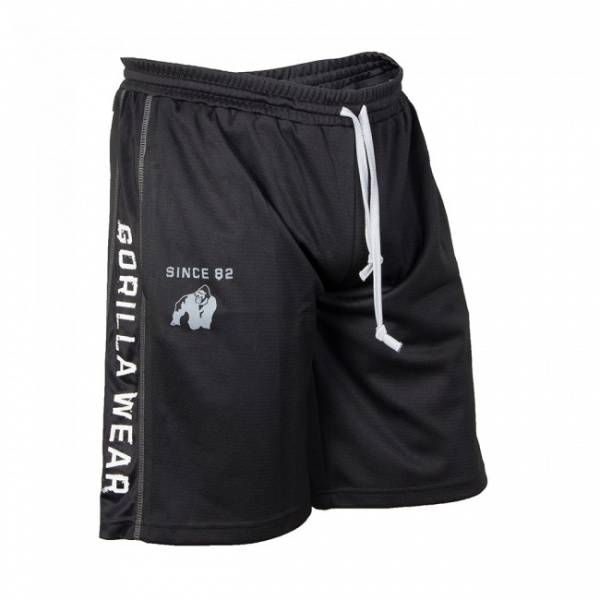 Functional Mesh Shorts - Sort/hvit