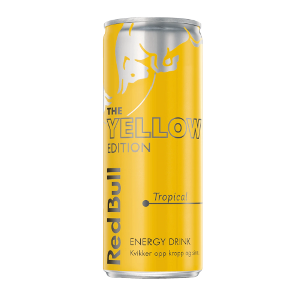 RED BULL, 24x250ml, Yellow edition (+pant 2kr stk)